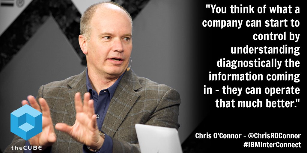 theCUBE's tweet photo. Chris O'Connor @ChrisROConnor  #theCUBE  #IBMInterConnect @IBMInterConnect @IBM #CUBEcard #IBM  https://t.co/tjIChTstMU … https://t.co/xVWqA1gyi6
