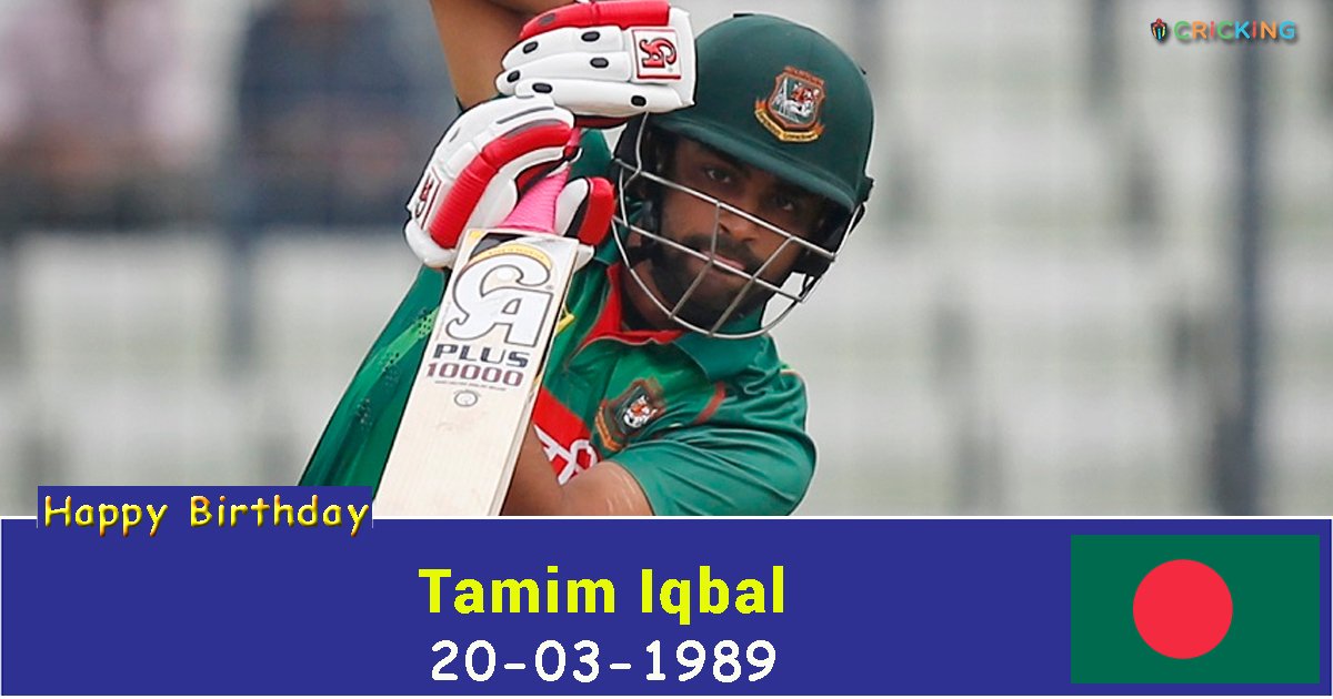 Happy Birthday Tamim Iqbal. The Bangladesh cricketer turns 28 today.  