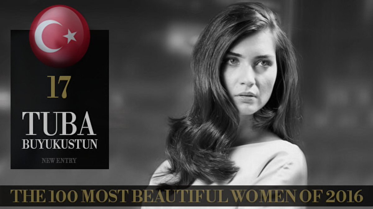Dtopbeautyworld's tweet photo. #TBWORLD2016
The 100 Most Beautiful Women Of 2016
17 - Tuba Büyüküstün
https://t.co/gMohslnkCx https://t.co/Zkac8zdB6A