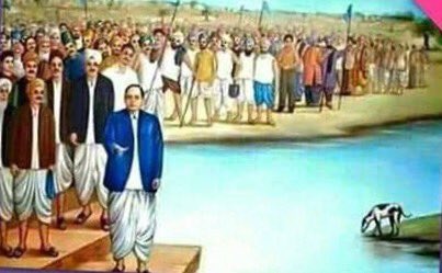 DalitOnLine's tweet image. 20 मार्च 1927 में डॉ. अम्बेडकर ने महाड़ तालाब के पानी से सार्वजनिक संसाधनों पर समान अधिकार का दावा किया.
यूएन चार्टर तो बहुत बाद में बना.