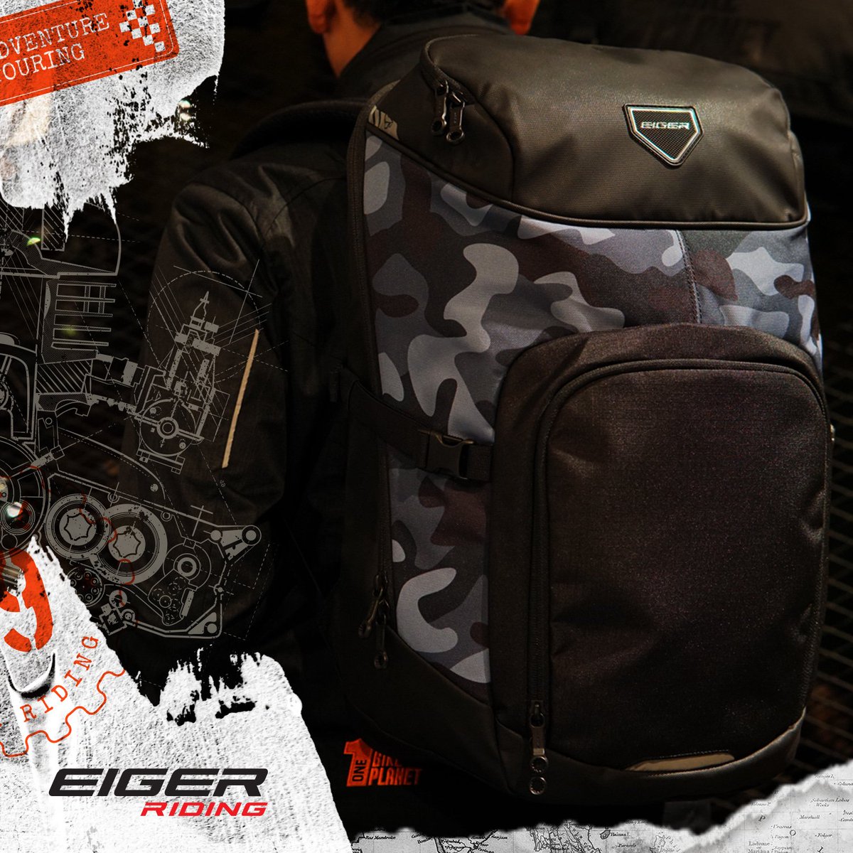 eiger riding backpack