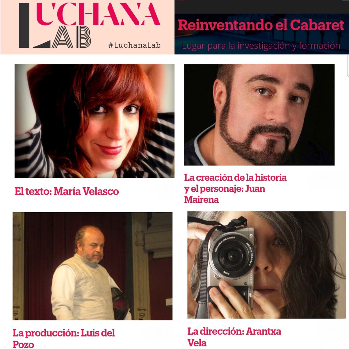 Mairena_Juan's tweet photo. #LuchanaLab Explorando el DESEO, lo q SOMOS, lo q queremos ser. ¡ULTIMAS PLAZAS! @arantxa_vela #MariaVelasco #Teatro
https://t.co/PCNUh2qjc3 https://t.co/ghiGLlXpMM