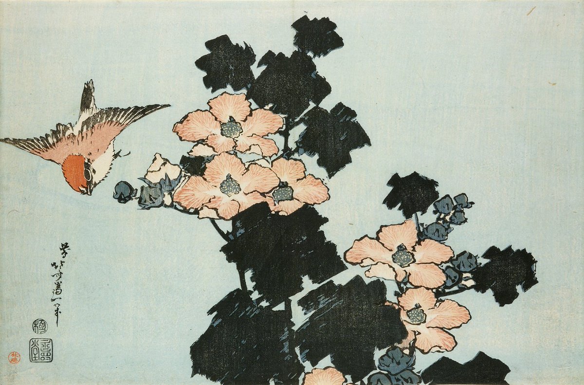 britishmuseum's tweet photo. It’s the #SpringEquinox in the northern hemisphere, when day and night are equal. These prints are by #Hokusai https://t.co/4TAOa6h1Rl https://t.co/xVYwPsAu5q