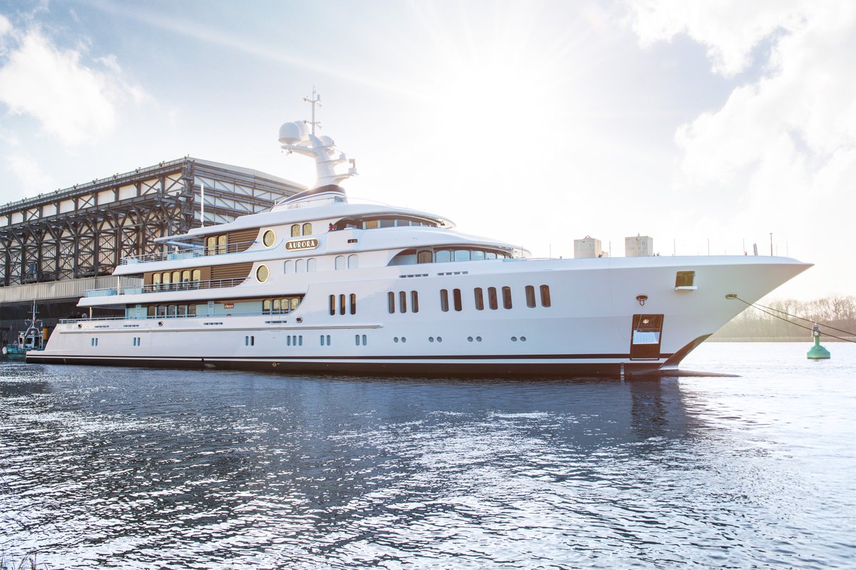 WinchDesign_WD's tweet photo. Very proud to see the successful launch of #WDExterior and #WDInterior designed Aurora @lurssenyachts @moranyachts #WDYachts #design https://t.co/JBoyVljN81