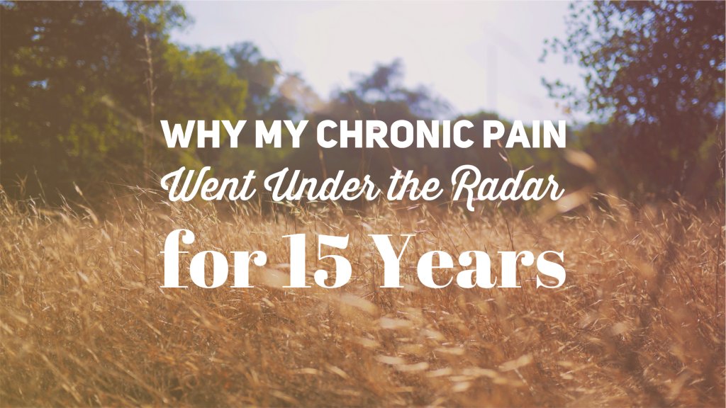 Why My Chronic Pain Went Under the Radar for 15 Years spoonierunnergirl.com/2017/03/20/why…