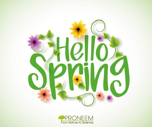 [PREMIER JOUR DE PRINTEMPS] 
Belle saison à tous! #proneem #spring