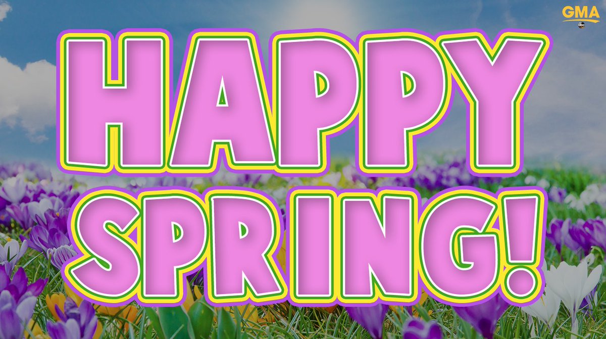 IT IS SPRING!

#HappySpring #FirstDayofSpring