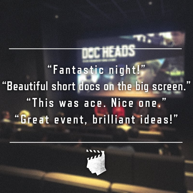 DocHeads's tweet photo. What people are saying about our #DocHeads cinema exhibition so far... Join us at an upcoming screening! Info + tix: https://t.co/v1oBgmV49G https://t.co/bv4zLS8hX5