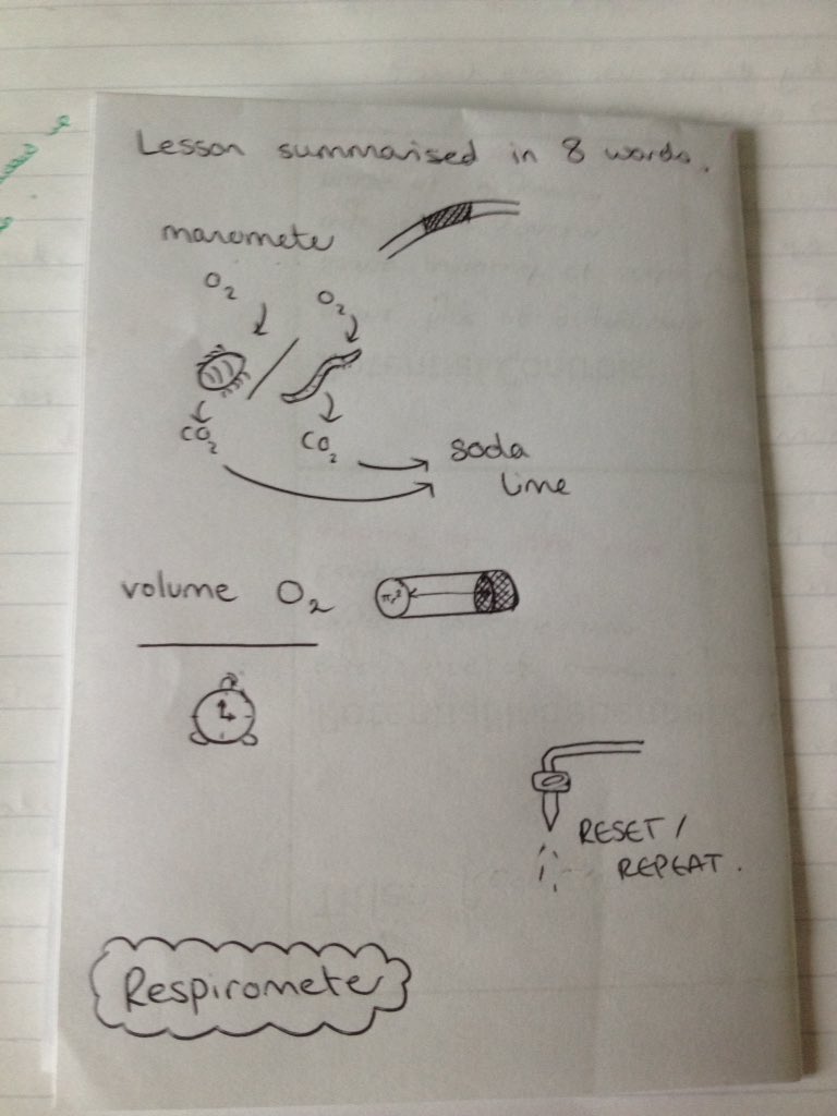 TandLFactory's tweet photo. Summarising lesson in 8 words and as many pics as you like - forcing pupils to identify key point &amp; cutting waffle https://t.co/mr3yHL9o6N
