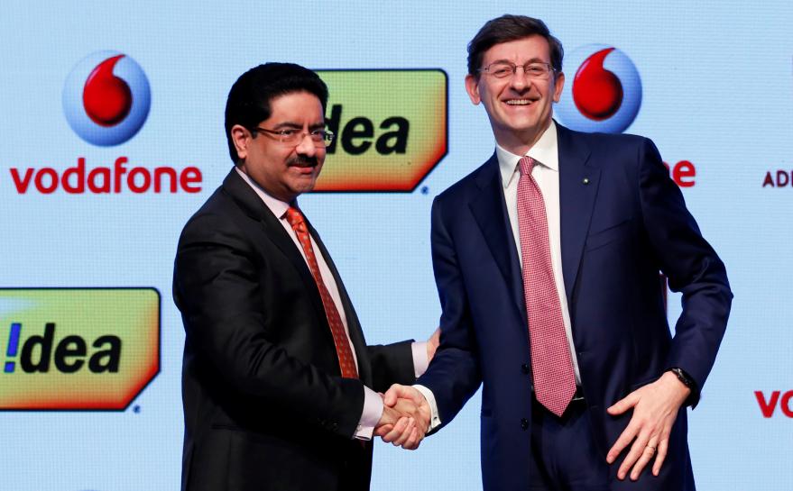 Reuters's tweet photo. Vodafone, Idea in $23 billion deal to create new Indian telecom leader https://t.co/j9AgomMlEg https://t.co/rOOPUnFqID