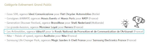 AgenceIdeactif's tweet photo. #LeBonheurCestSimpleComme être nommé aux @TropheesEvent pour le #FNPCA #SoProud 🙆 https://t.co/eCAaQZjfck