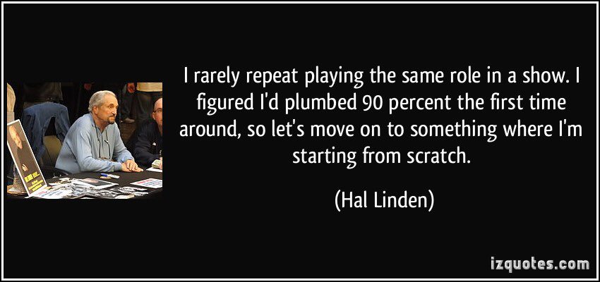Happy birthday to Hal Linden!  