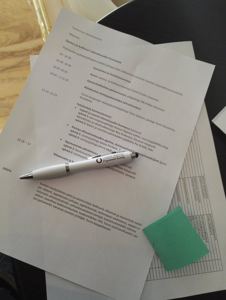 Opetus ja kulttuuri tulevaisuuden junassa keskustelutilaisuus 😊 #turku #opetus