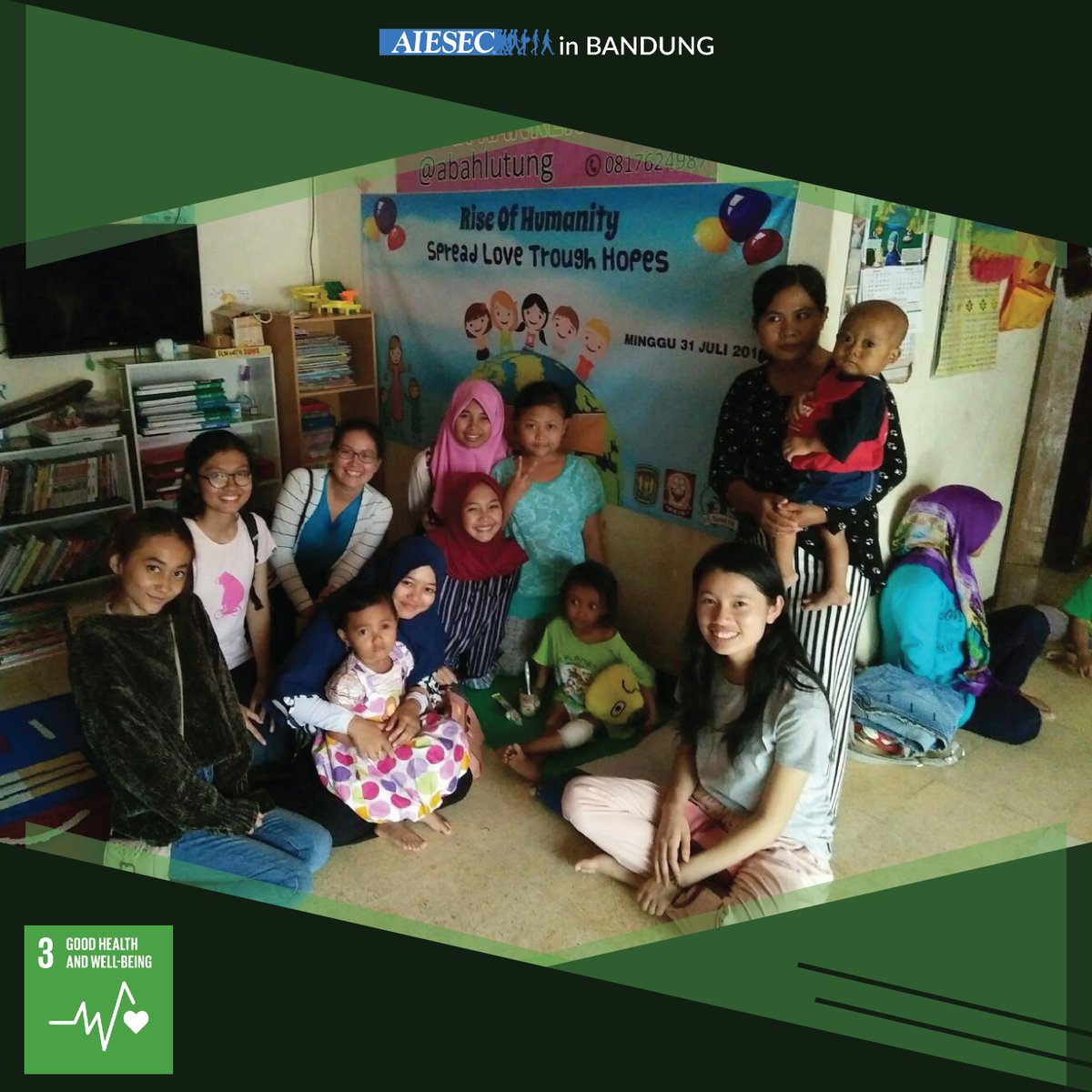 AIESECBANDUNG's tweet photo. Our last Impacting Project 'Love for Cancer Kids' of AIESEC in Bandung with Rumah Cinta Anak Kanker (RCAK). https://t.co/3qI8dImobZ