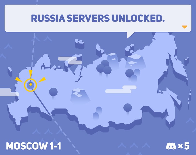 Utilfreds Ond afskaffe Discord on Twitter: "Russian servers are live! Enjoy the locally grown ping  🙇🏻 https://t.co/DpFXpfEVAy" / Twitter