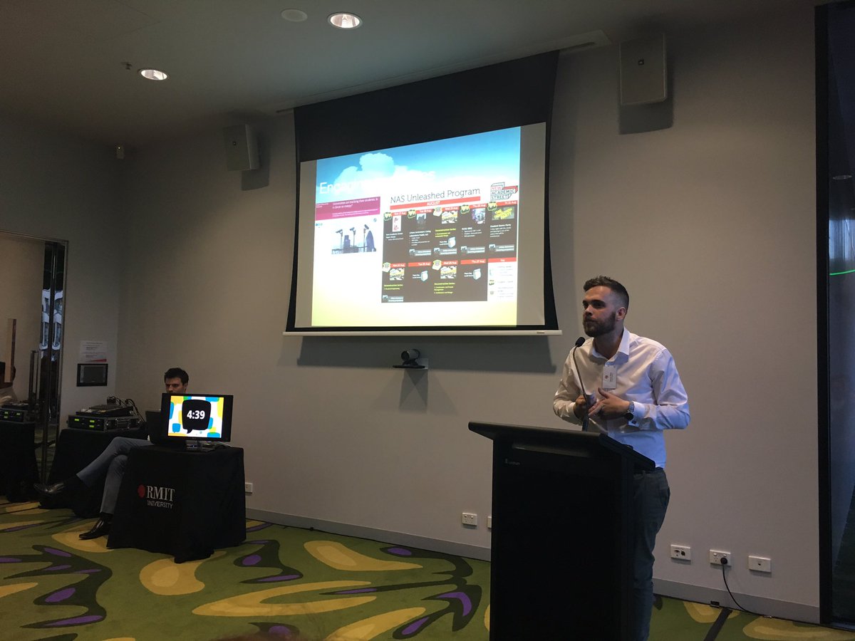 iabcvic's tweet photo. Clinton Elliot: "Collaboration is a huge driver in technology." @clintonelliott_ #talk55 #iabcvic https://t.co/UyC0SBaTED