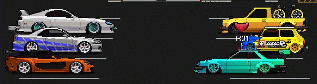 _Unleash_Power_'s tweet image. My garage #pixelcarracer