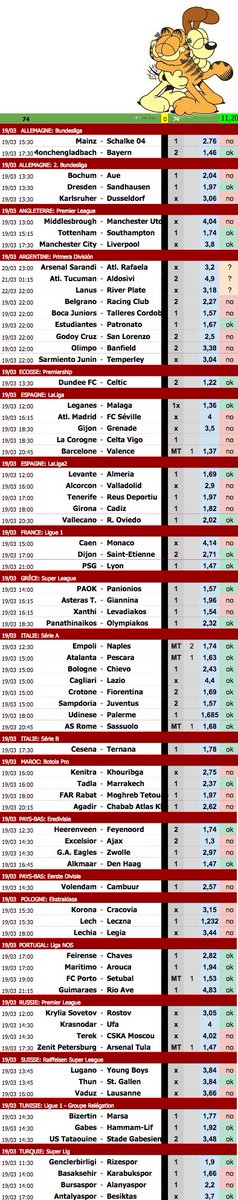 CriloBet's tweet photo. BK/03/19 ✅ 36/71
💰 +11,20U

+33,73U 📈 S3au@7
-   8,56U 📉 S2
+25,94U 📈 S1

+51,11U 📈 BK/03au19
+83,12U 📈 BK/02
...
PS: WIP
#ParionsSport https://t.co/OSY3slmBt1