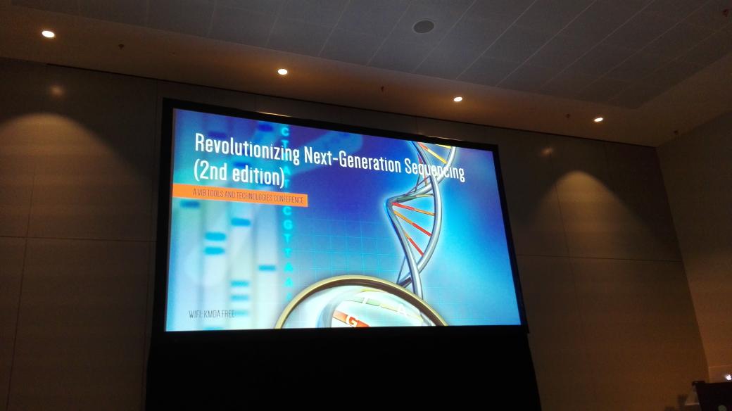 VIBTechWatch's tweet image. Very excting to start #RNGS17 in Antwerp! First session population-scale sequening #NonCodingDNA