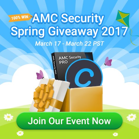 AMC_IObit's tweet image. AMC Security #Giveaway event has been started. 100% WIN AMC Pro now: goo.gl/2qzcnX. #AMC #Event #Winpro