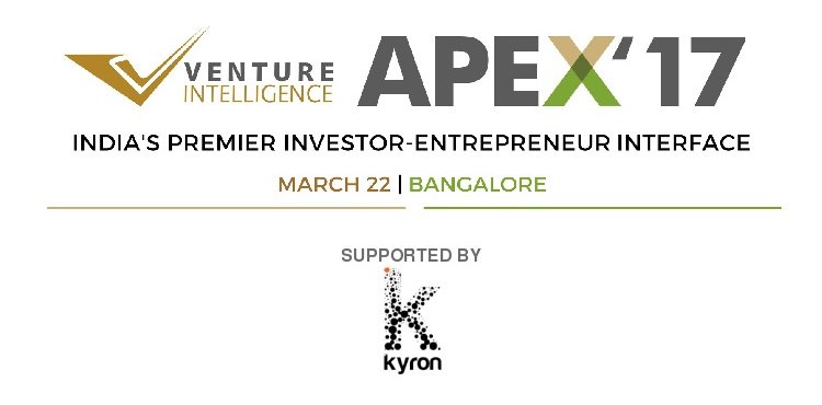 kyronGlobal's tweet photo. @ventureindia presents Apex'17. To participate, register --> https://t.co/Qg3Z9901LX @kyronGlobal #investors #entrepreneurs https://t.co/4DrTf4GqjW