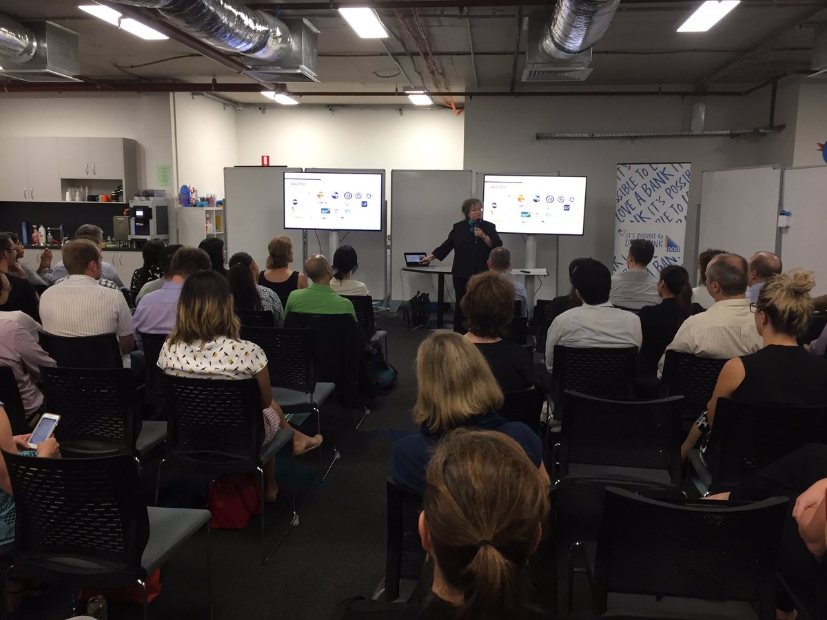 smithcdau's tweet photo. Awesome to have @preed_pat at Agile Brisbane thanks to @SoftEdMan &amp; @BOQ https://t.co/FNvQwX51vf
