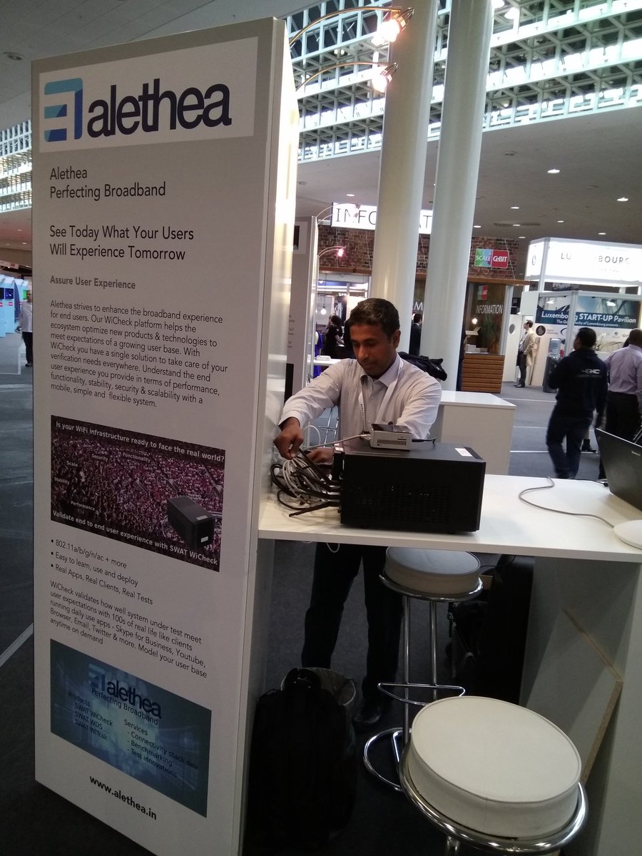 AletheaComm's tweet photo. Setting up #WiCheck @AletheaComm booth #Cebit17 https://t.co/uZythsgwKa