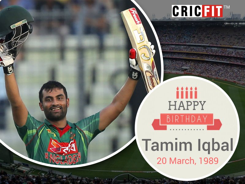 Cricfit Wishes Tamim Iqbal a Very Happy Birthday! 