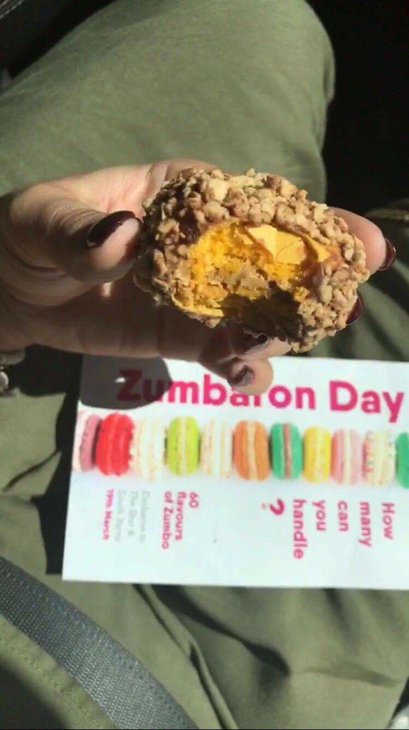 Tina_ZAP27's tweet photo. Literally my favourite day is Zumbaron Day! Thank You For This Day 😍 @zumbopatisserie https://t.co/JYM88wAftP