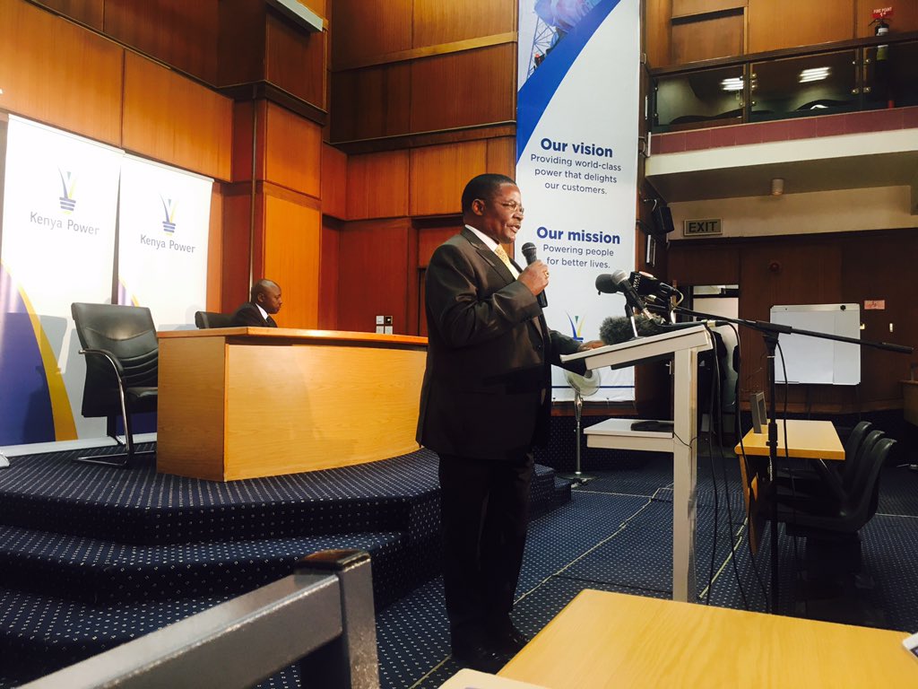 RadioCitizenFM's tweet photo. @KenyaPower to prosecute those with illegal connections ~ Chairman Kenneth Marende.
#LastMileProject https://t.co/PLoeIFn2rr
