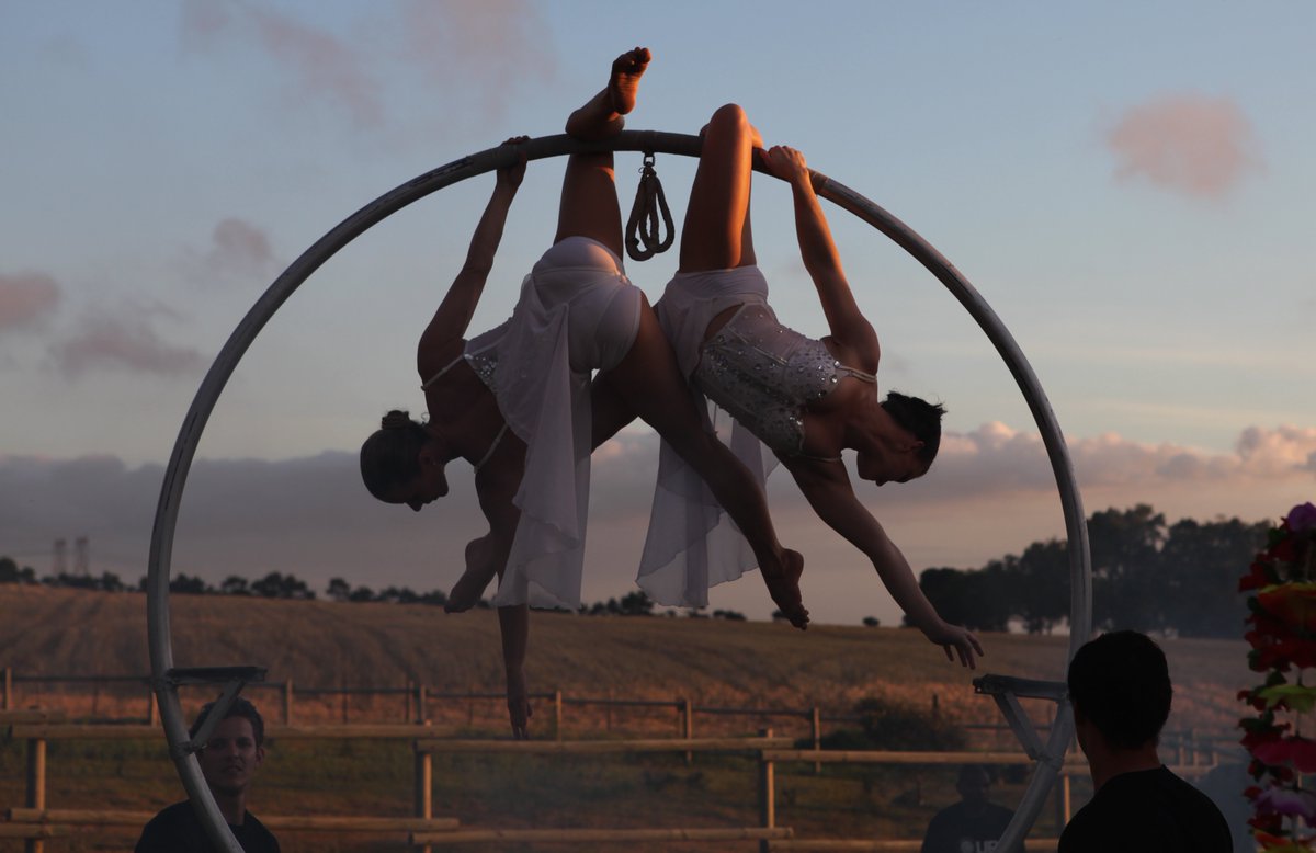 A beautiful backdrop for an incredible performance at one of our corporate events in Cape Town.