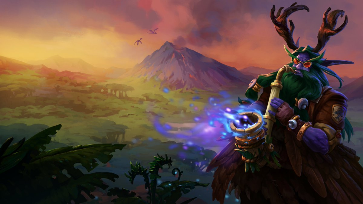 That's not how you sax, bro! Un'Goro Malfurion is ready! Get your wallpaper  here: https://t.co/K6oossJLU0, image size:1200x675