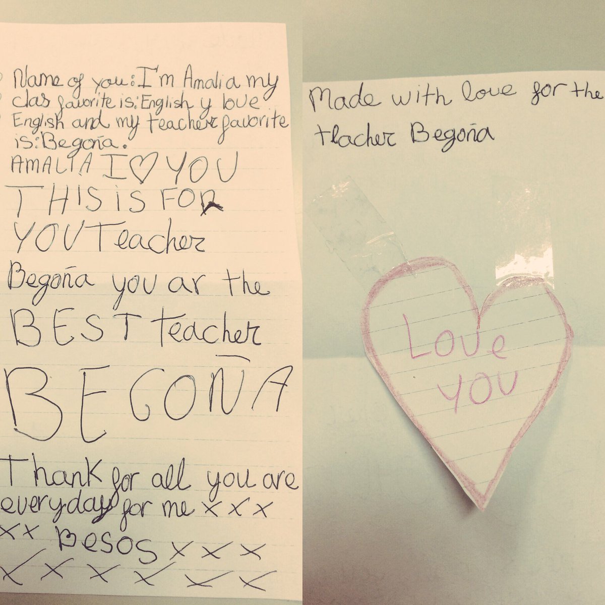 BegoDelCam's tweet photo. The best way to start Monday!! #ilovemyjob #students #2class #teacher #Englishteacher https://t.co/DiWCQrcW4e
