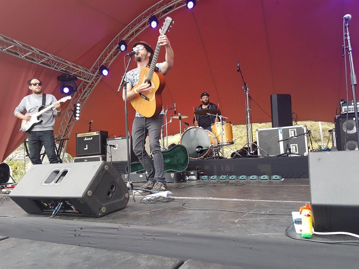 There she is sneaking onto stage with <a href="/NamingJames/">Naming James</a> at <a href="/mieliepopfest/">Mieliepop Festival</a>  #MbilaDoesMieliepop #mieliepop2017