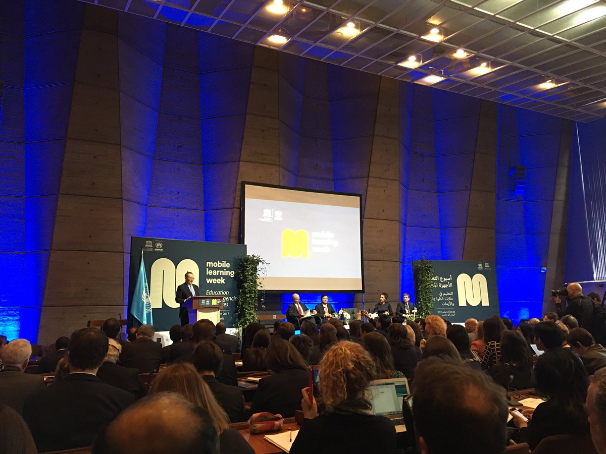 Simonmuskett's tweet image. Delighted to attend @UNESCO #MLW2017 again. This afternoon @ericsson presents our @ConnectToLearn partnerships with @connectWPDI &amp;amp; @theIRC