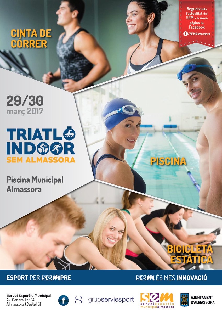 ajalmassora's tweet photo. ¿Queréis iniciaros en el mundo del #triatlón? El @SEMAlmassora os ofrece la posibilidad de hacerlo. 3, 2, 1... ¡A correr! 🚴🏃🏊 https://t.co/MJQgKa2BCC