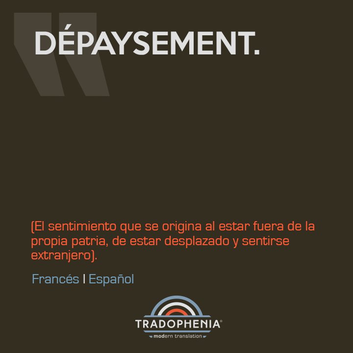 ¿Alguna vez os habéis sentido "dépaysés" como los franceses? #translation #french #spanish #languages
