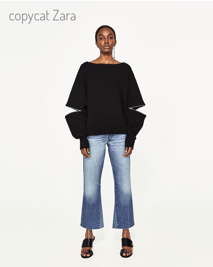 MARNIXANDALLY's tweet photo. Copycat alert! Belgian fashion designer Toos Franken has recently been copied by #Zara. #copycat #sharingiscaring https://t.co/SeQgpZZg0h