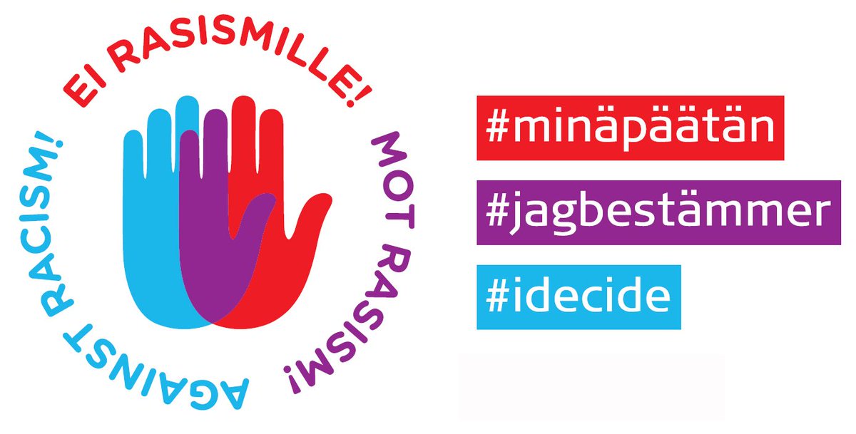 Tänään alkoi SPR:n rasisiminvastainen viikko - eiköhän uloteta tämä myös jäähalleihin! #minäpäätän #jagbestämmer #idecide #Leijonat