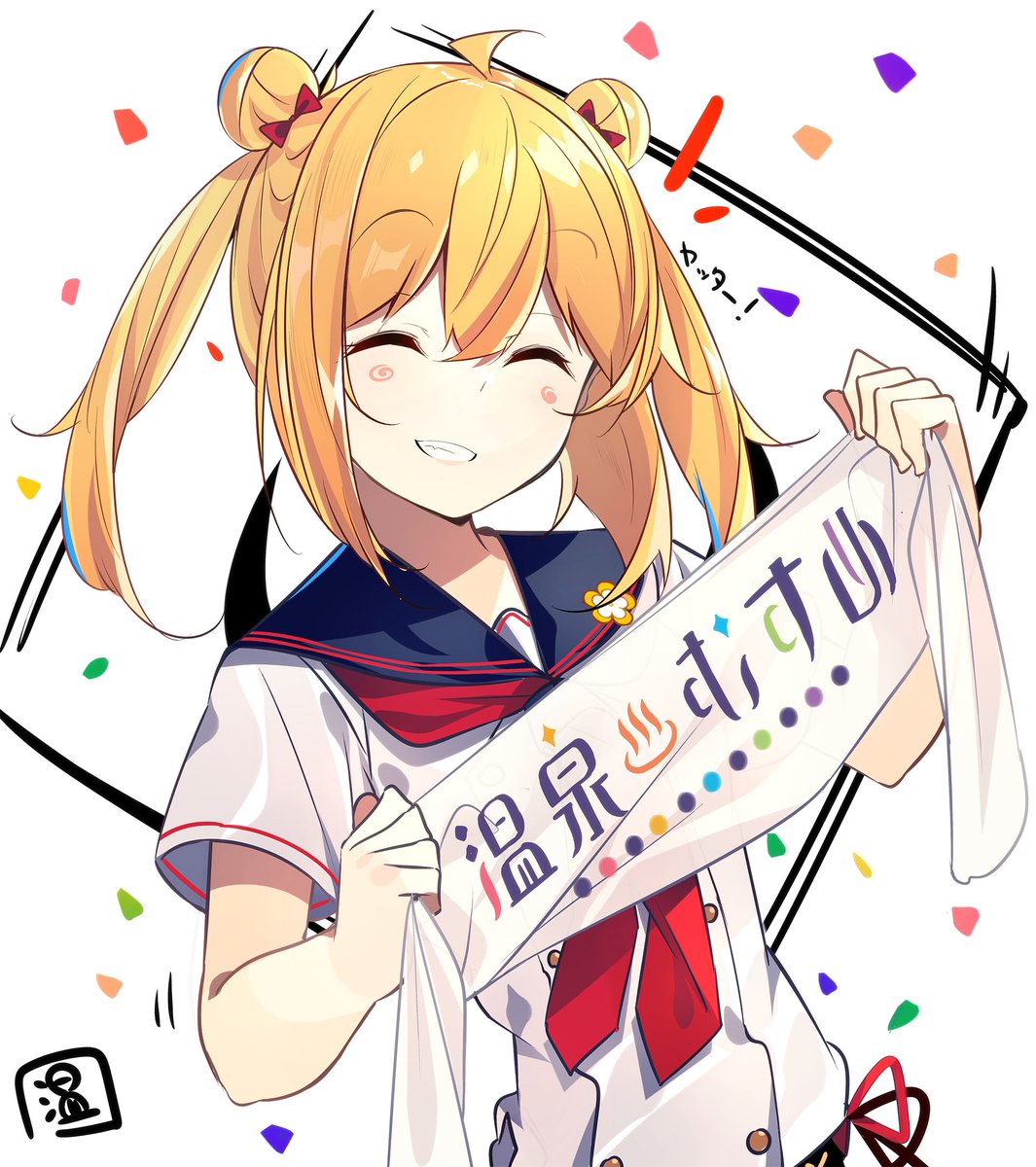 温泉むすめの9人組ユニット「SPRiNGS（スプリングス）」のセンターで