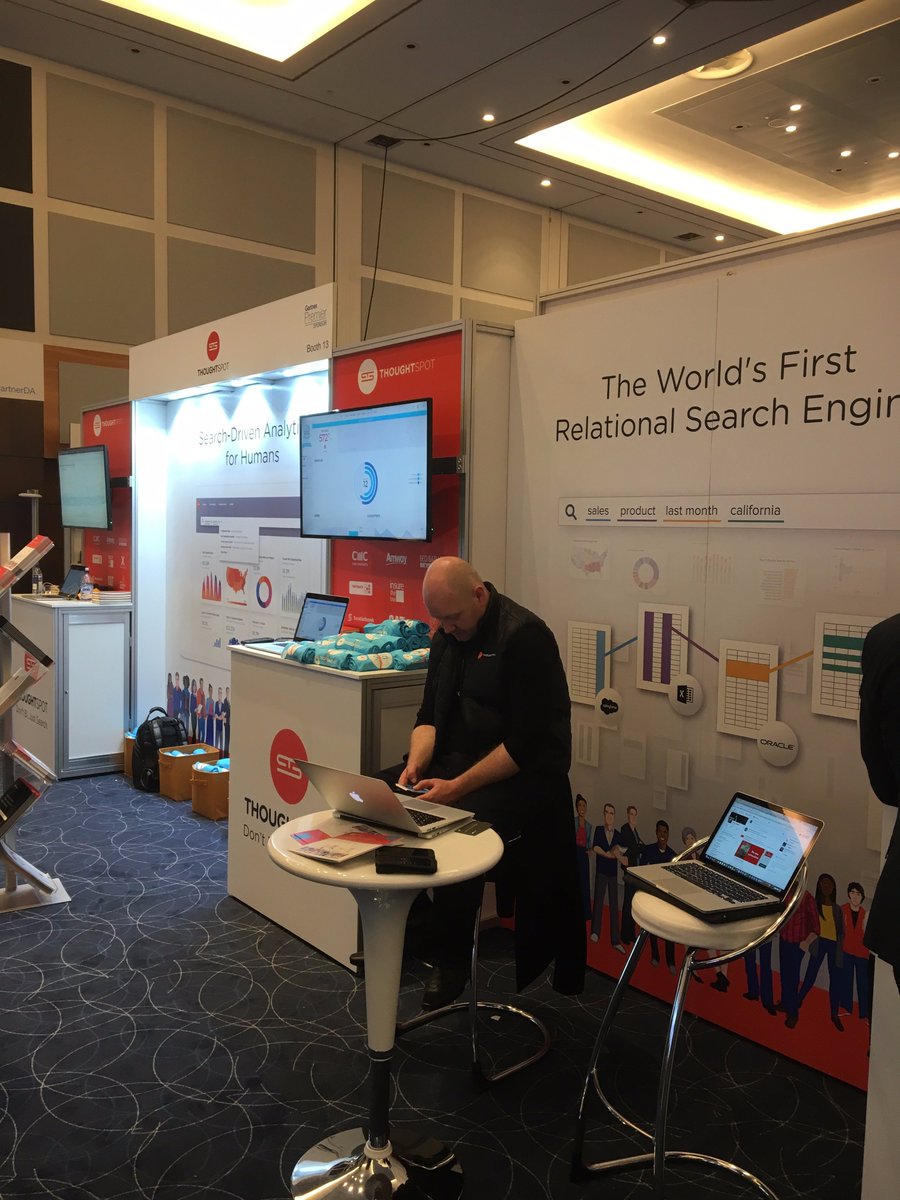 JGaff30's tweet image. At #GartnerDA with @thoughtspot and some great conversations occurring. If you&apos;re here, come by and learn more about #searchdrivenanalytics