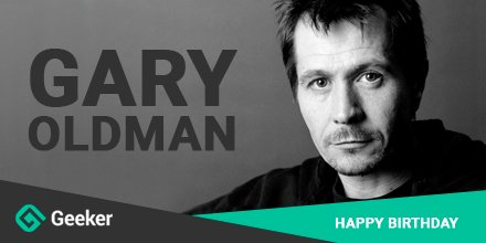 Happy Birthday to the best ever! We love you, Gary Oldman! 