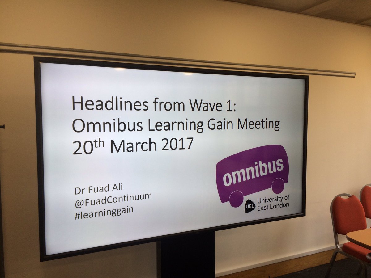 UELOmnibus's tweet image. Monday morning! Here at our bimonthly #LearningGain meeting with @cbkandiko @nikhilpatel1 @FuadContinuum @tonyhudson #HEFCE