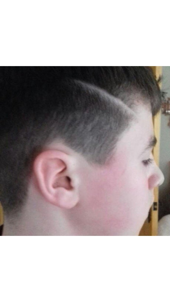 13 year old Tiernan was 'internally suspended' from St Patricks, Maghera because of his hair cut