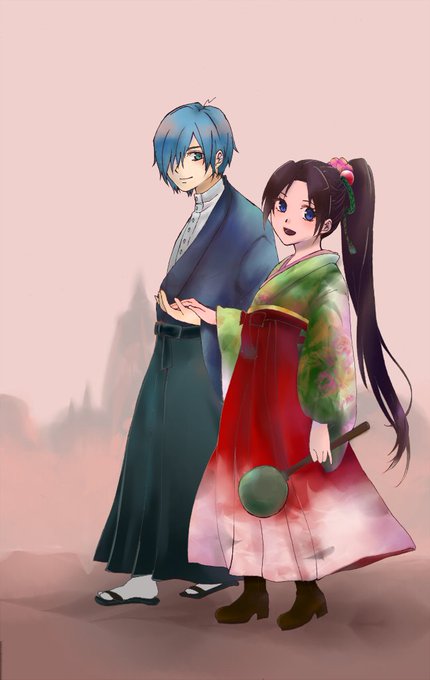 袴のtwitterイラスト検索結果 古い順