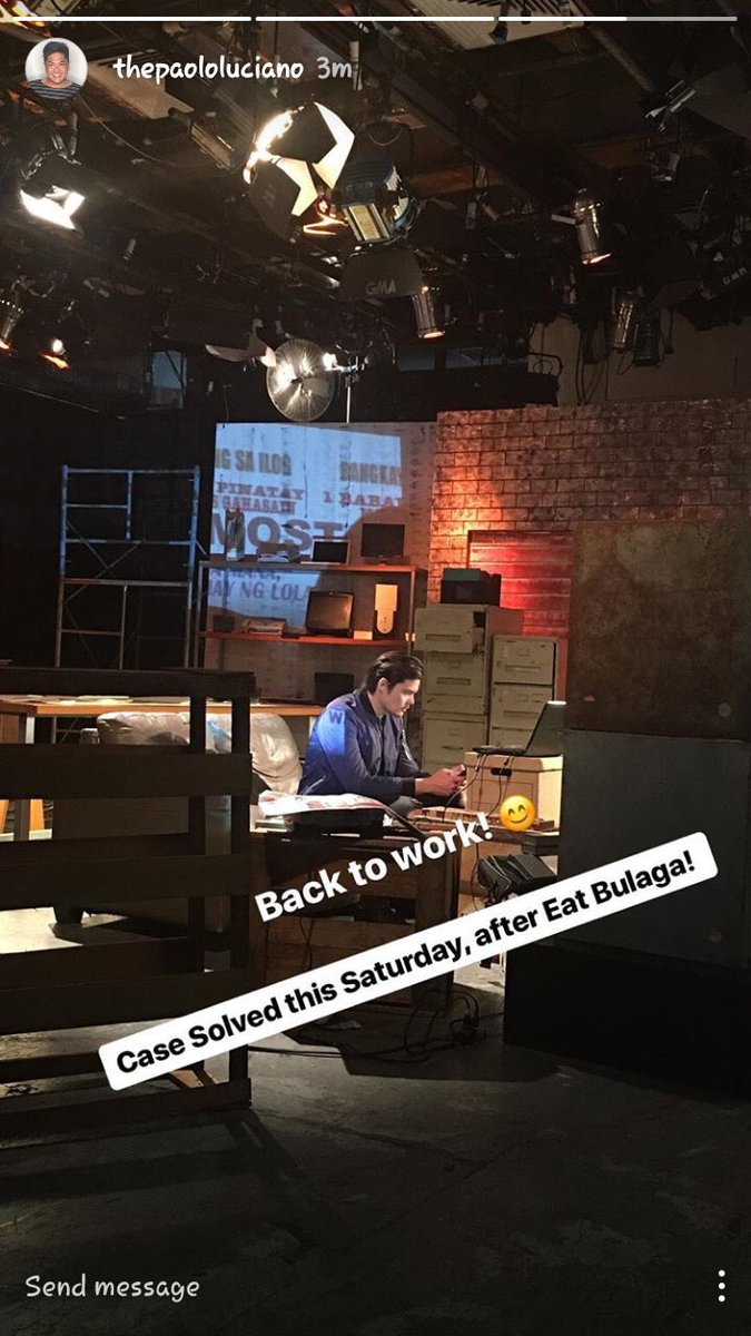 mariadongmarian's tweet image. Back to work na ang Primetime King 👑 #CaseSolved