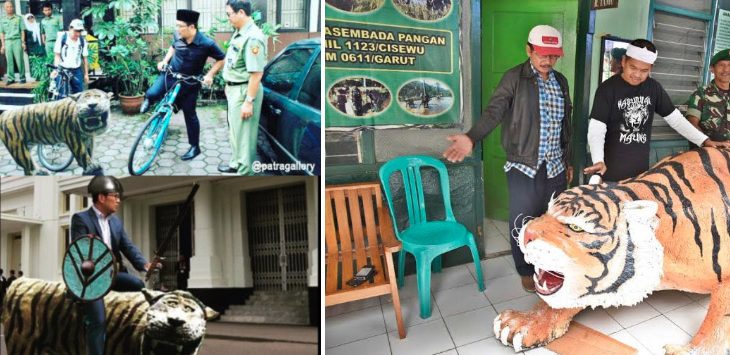 dennycharter's tweet photo. Maung Sancang adalah simbol kewibawaan &amp;keluhuran Budaya Sunda. Daripada urusin meme mending yg konkret aja  https://t.co/06mZY3wVFw  @4ndiw https://t.co/3uKnDBArxE