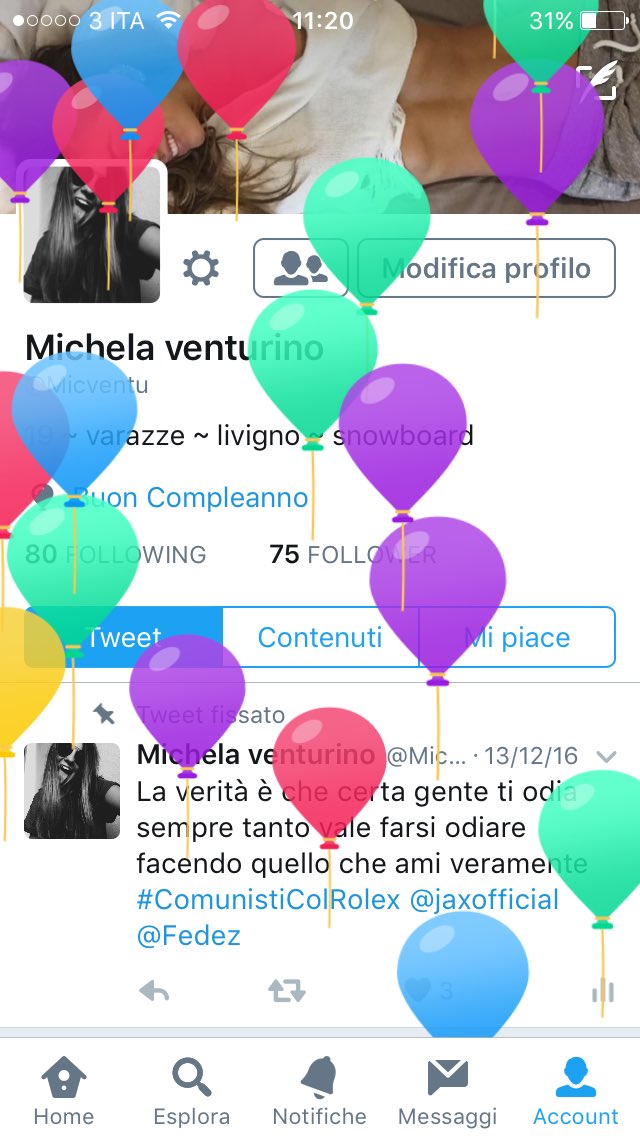 Micventu's tweet photo. Wow! #twitter mi stupisce 😂 #happybday https://t.co/UutvfYqsnY