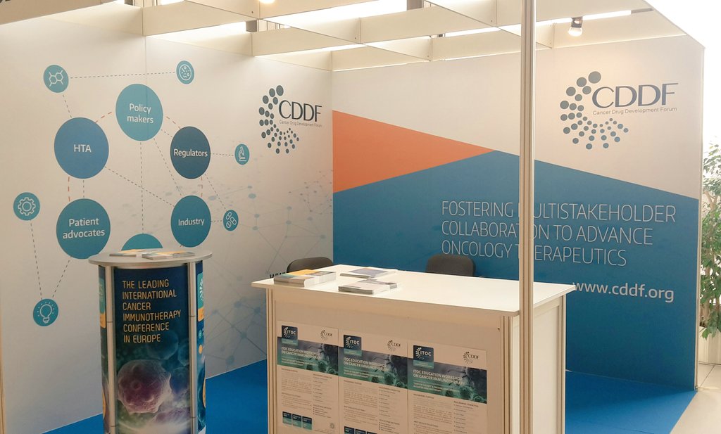 Visit #CDDF booth all day today & discover our upcoming activities on #ClinicalTrials #MRD #HTA #TreatmentOptimization #immunotherapy