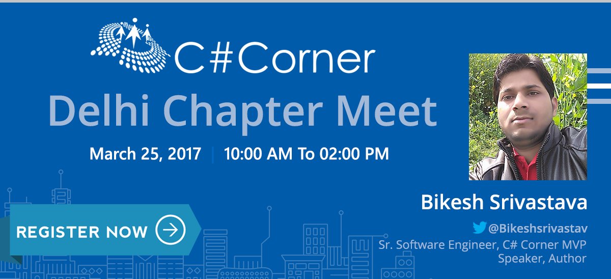 CsharpCorner's tweet image. Getting Started with #WebAPI 2 by @Bikeshsrivastav at #Microsoft Campus, Gurgaon! Register now: goo.gl/keS2NJ #WebAPI2 #AspNet